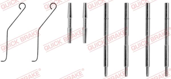 Zubehörsatz, Scheibenbremsbelag