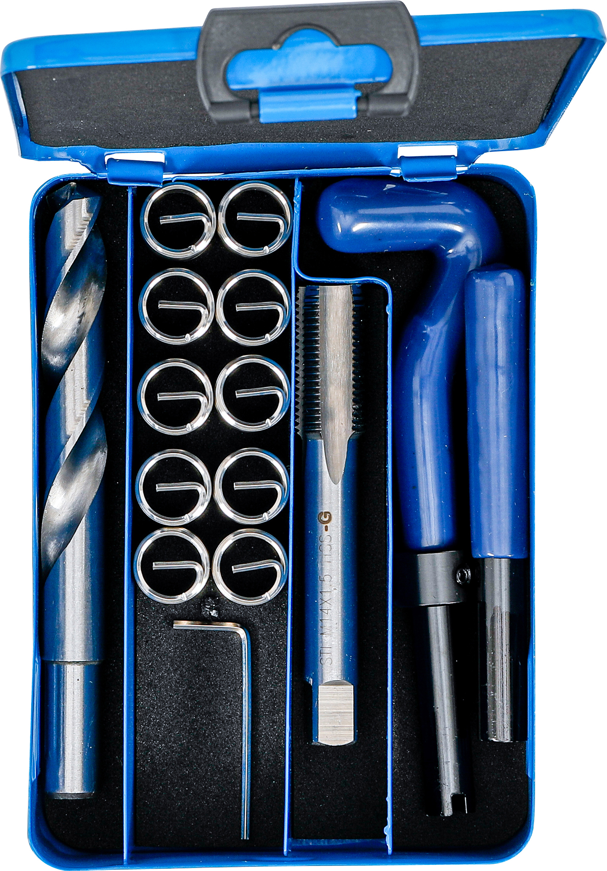 BGS Gewinde-Reparatursatz | M14 x 1.5 | 14-tlg.