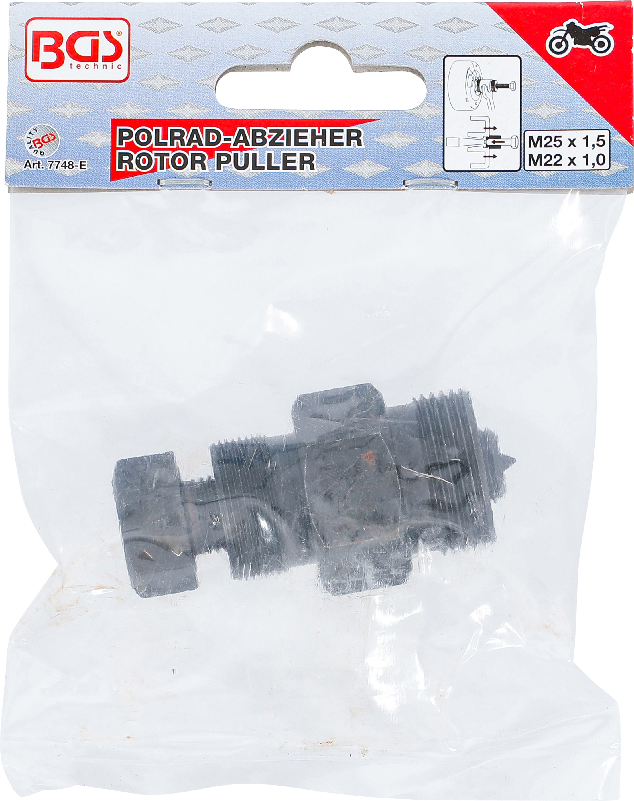 BGS Polrad-Abzieher | M22 x 1.0 - M25 x 1.5
