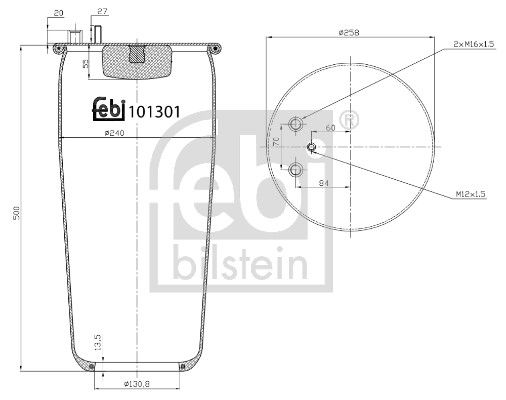 Federbalg, Luftfederung