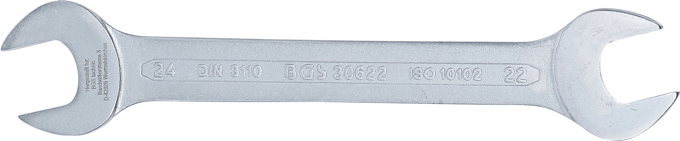 BGS Doppel-Maulschlüssel | SW 22 x 24 mm