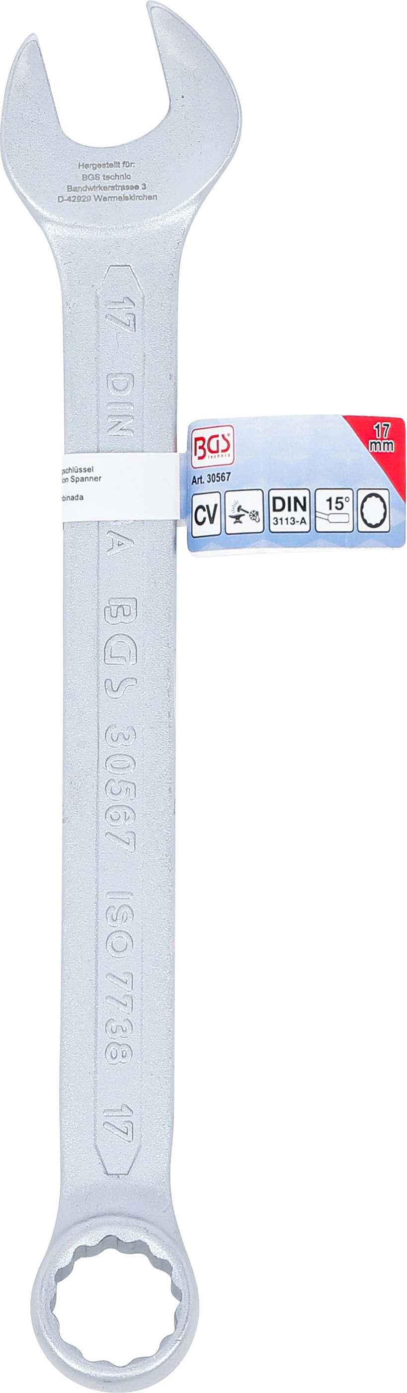 BGS Maul-Ringschlüssel | SW 17 mm