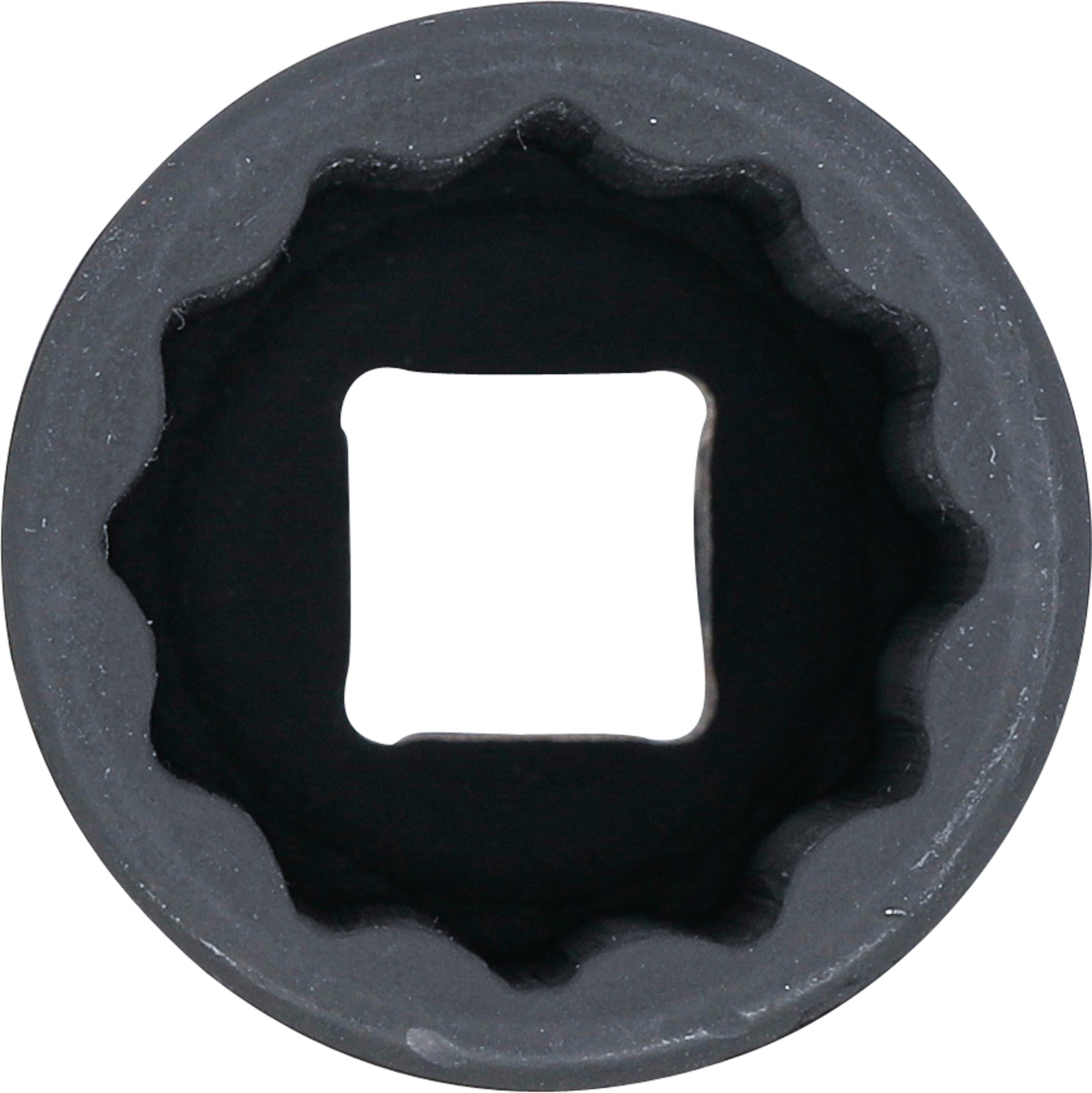 BGS Kraft-Steckschlüssel-Einsatz Zwölfkant, tief | Antrieb Innenvierkant 12,5 mm (1/2") | SW 27 mm