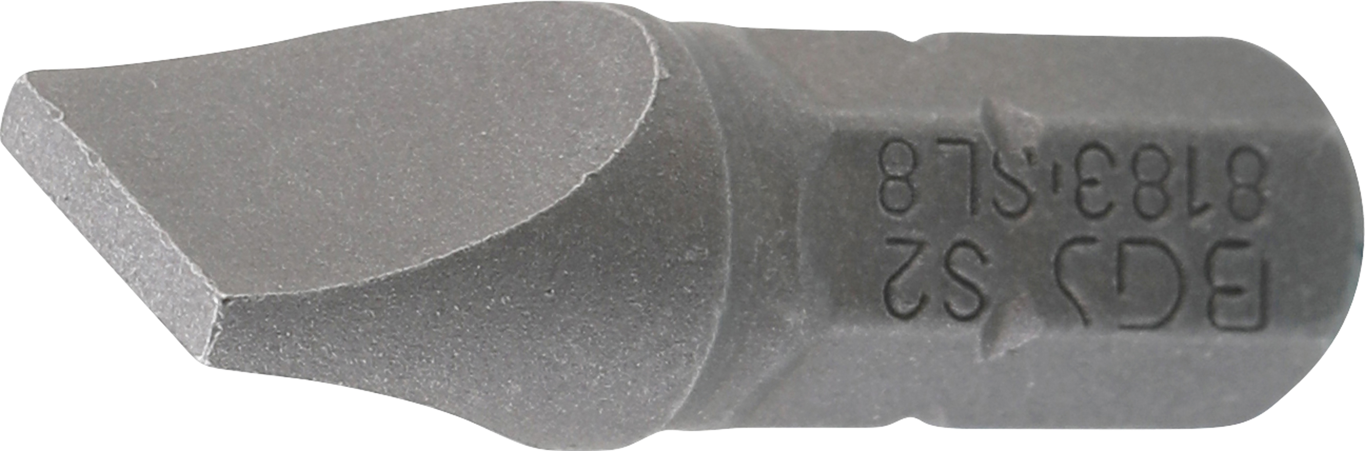 BGS Bit | Antrieb Außensechskant 6,3 mm (1/4") | Schlitz 8 mm