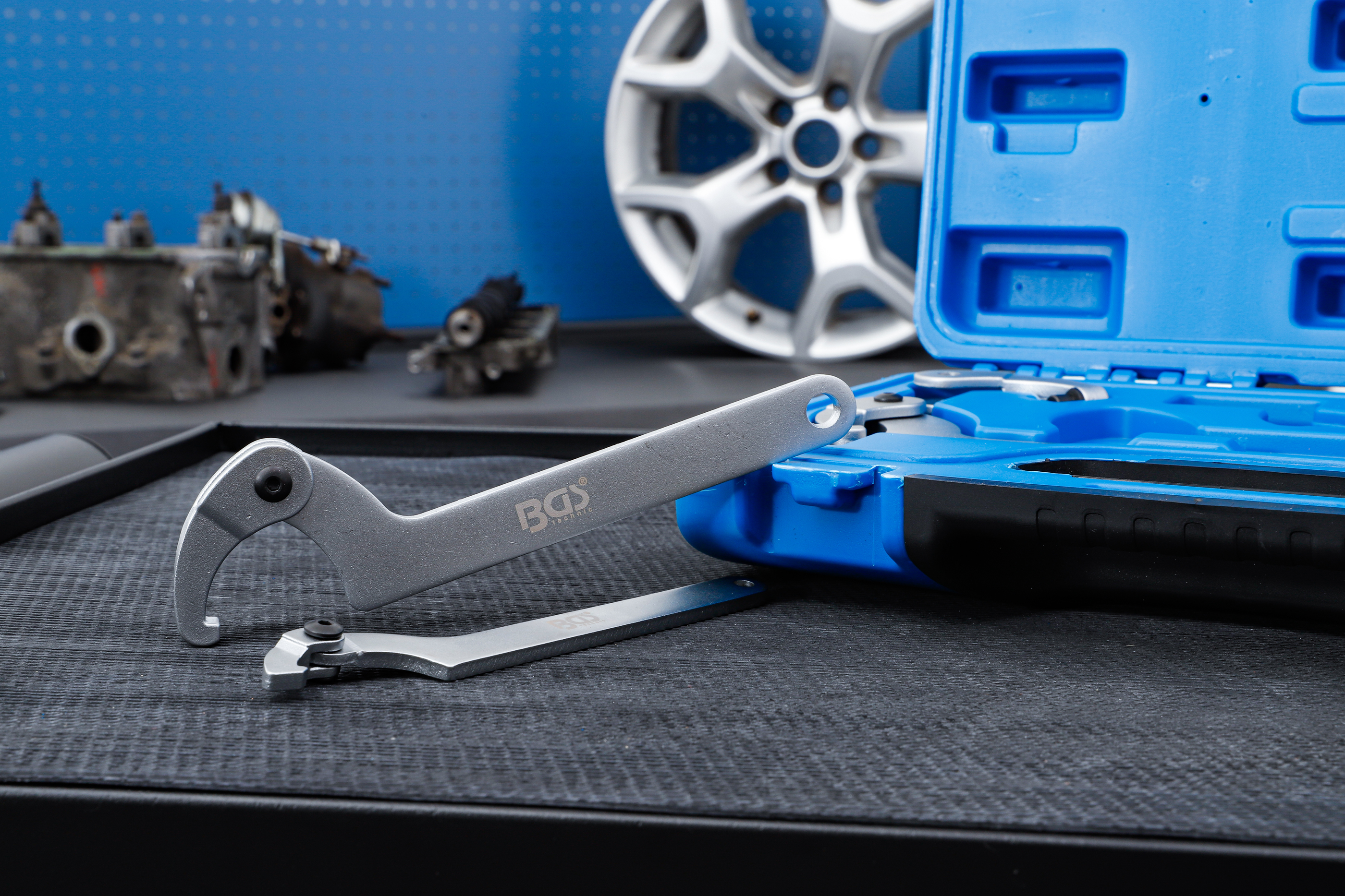 BGS Hakenschlüssel-Satz | 35 - 120 mm | 8-tlg.