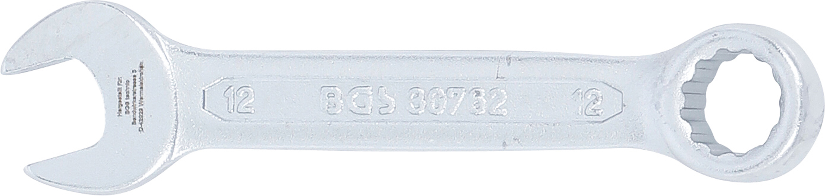 BGS Maul-Ringschlüssel, extra kurz | SW 12 mm