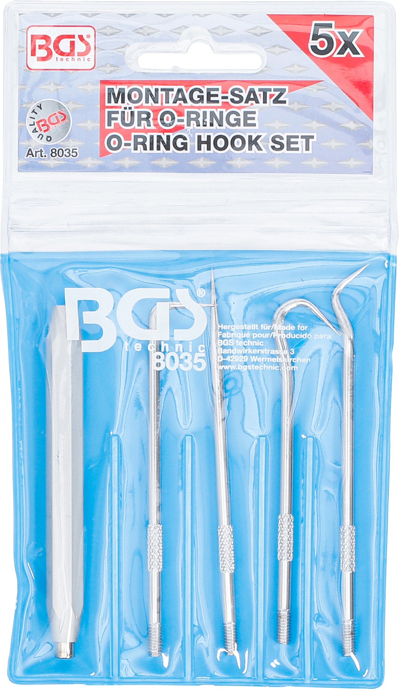 BGS Montage-Satz für O-Ringe | 5-tlg.
