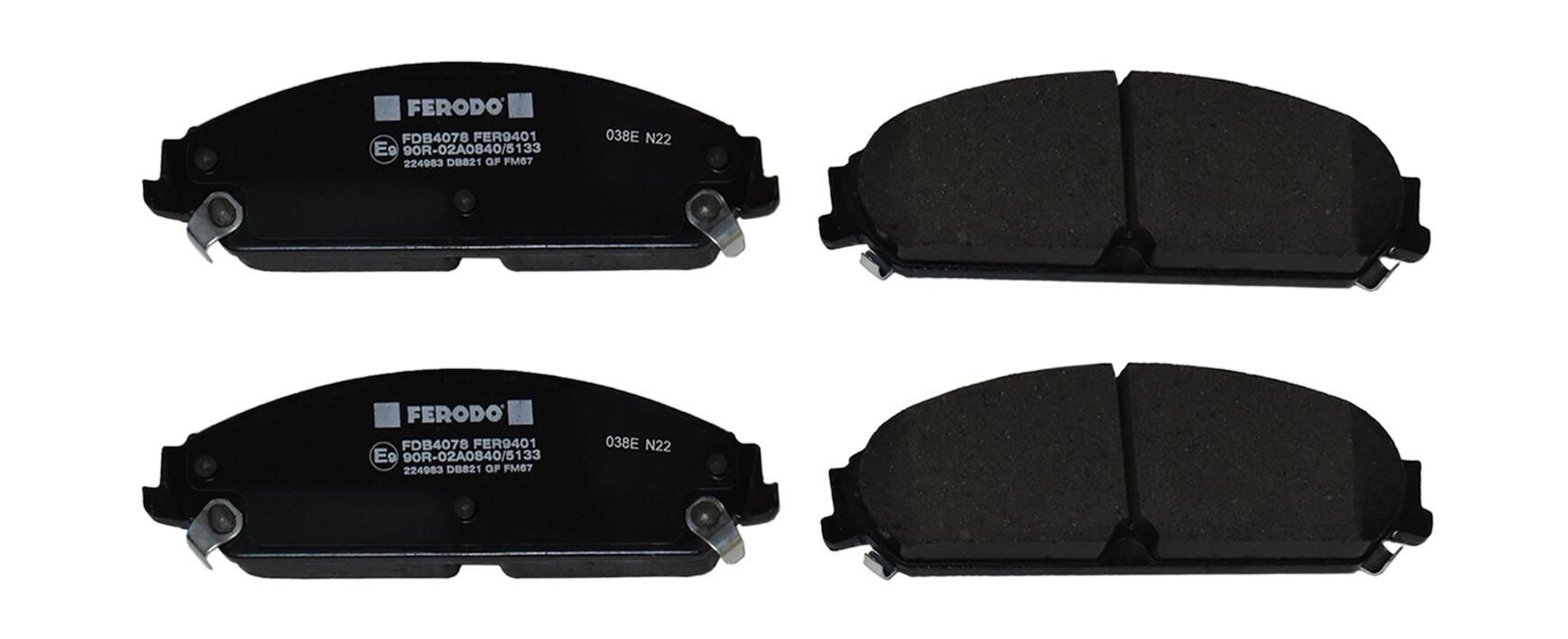 Bremsbelagsatz, Scheibenbremse