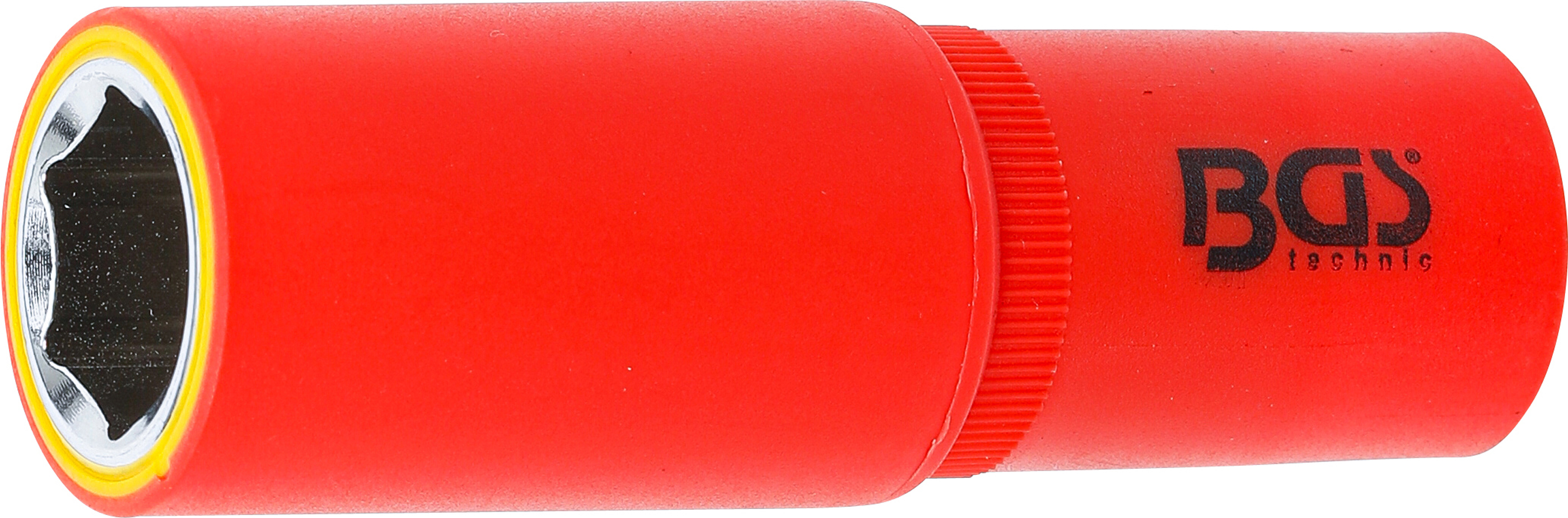 BGS VDE-Steckschlüssel-Einsatz Sechskant | Antrieb Innenvierkant 12,5 mm (1/2") | SW 18 mm