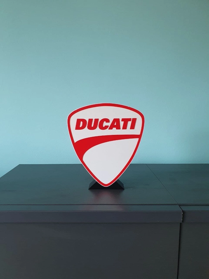 Ducati Lampe Ducati Logo Motorrad Lampe Tischlampe
