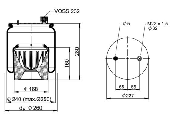 Federbalg, Luftfederung