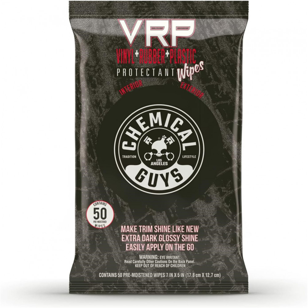 Chemical Guys VRP Shine and Protectant Wipes 50 Stk