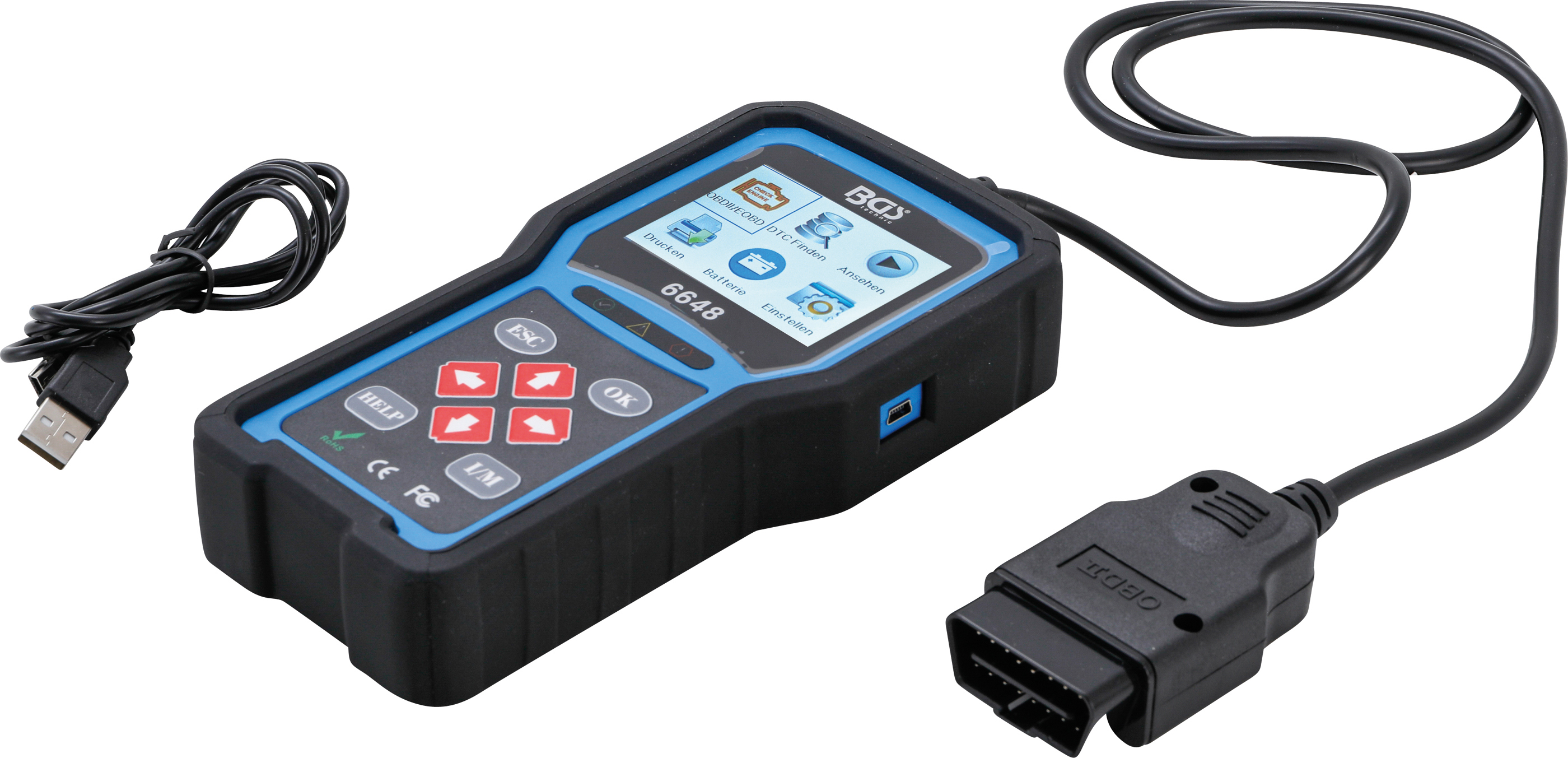 BGS OBD 2 (EOBD) Fehlerdiagnosegerät