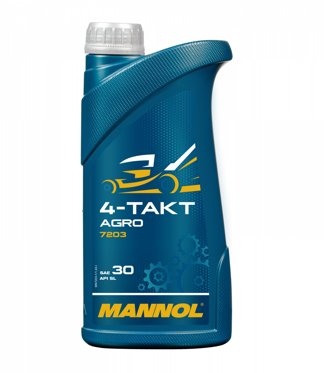 Mannol 7203 4-Takt Agro SAE 30 Rasenmäheröl Motoröl 1 Liter