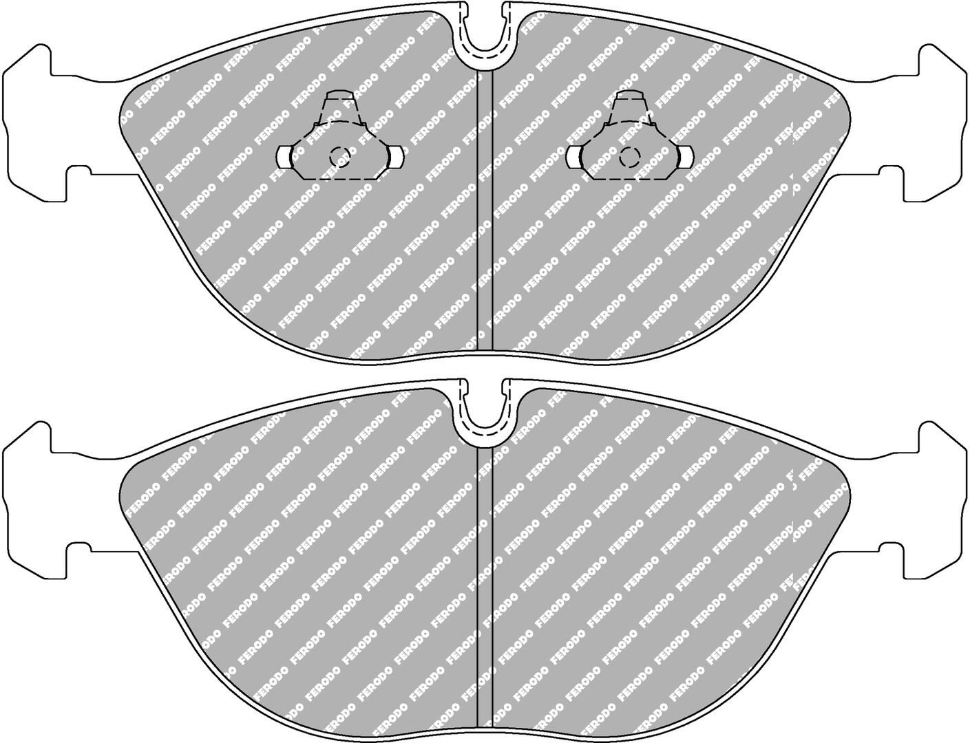 Bremsbelagsatz, Scheibenbremse