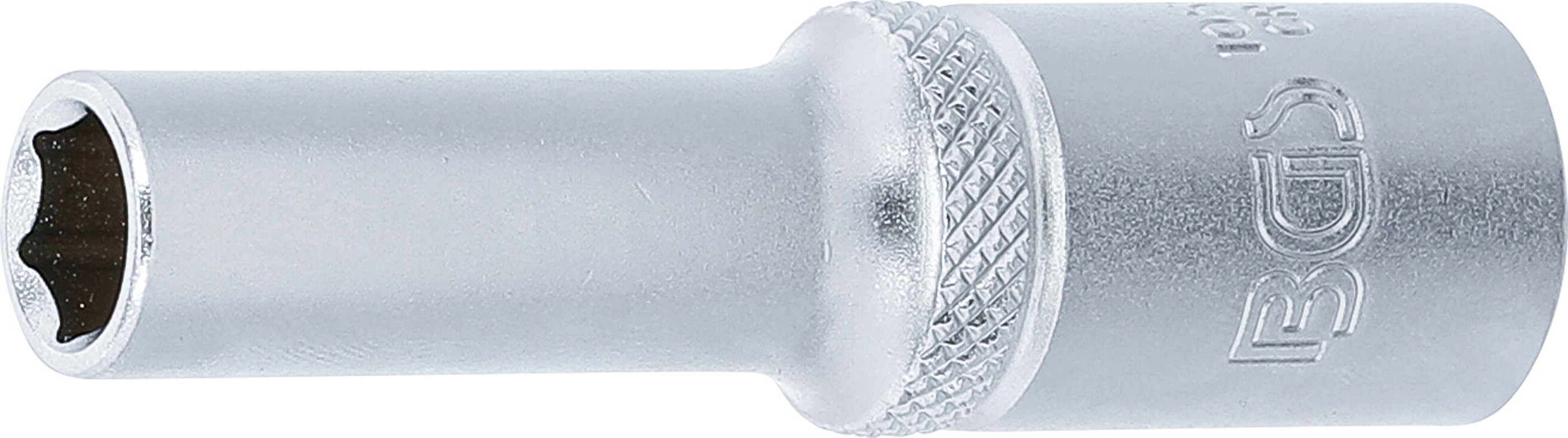 BGS Steckschlüssel-Einsatz Sechskant, tief | Antrieb Innenvierkant 10 mm (3/8") | SW 8 mm