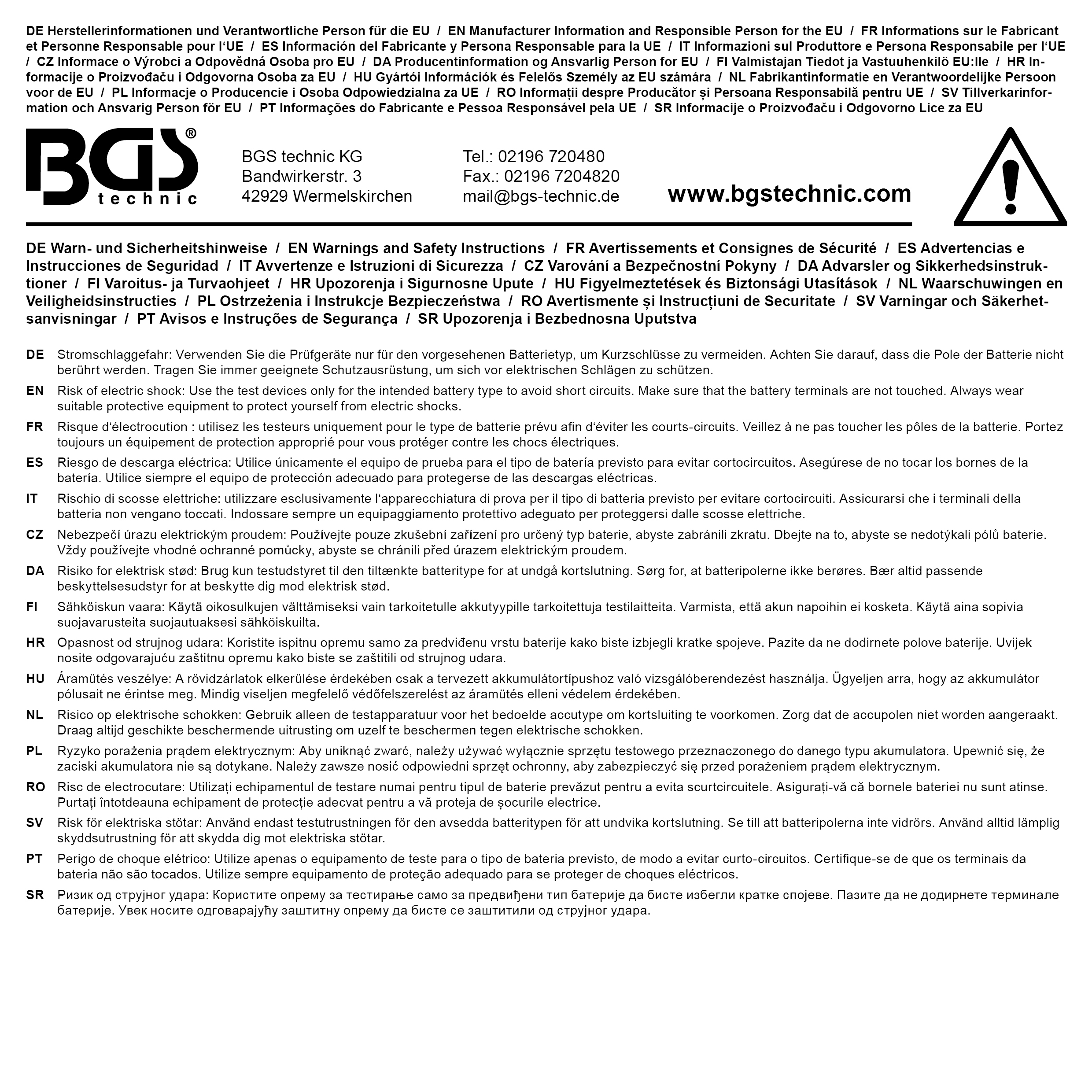 BGS Kfz-Batterie-Trennadapter