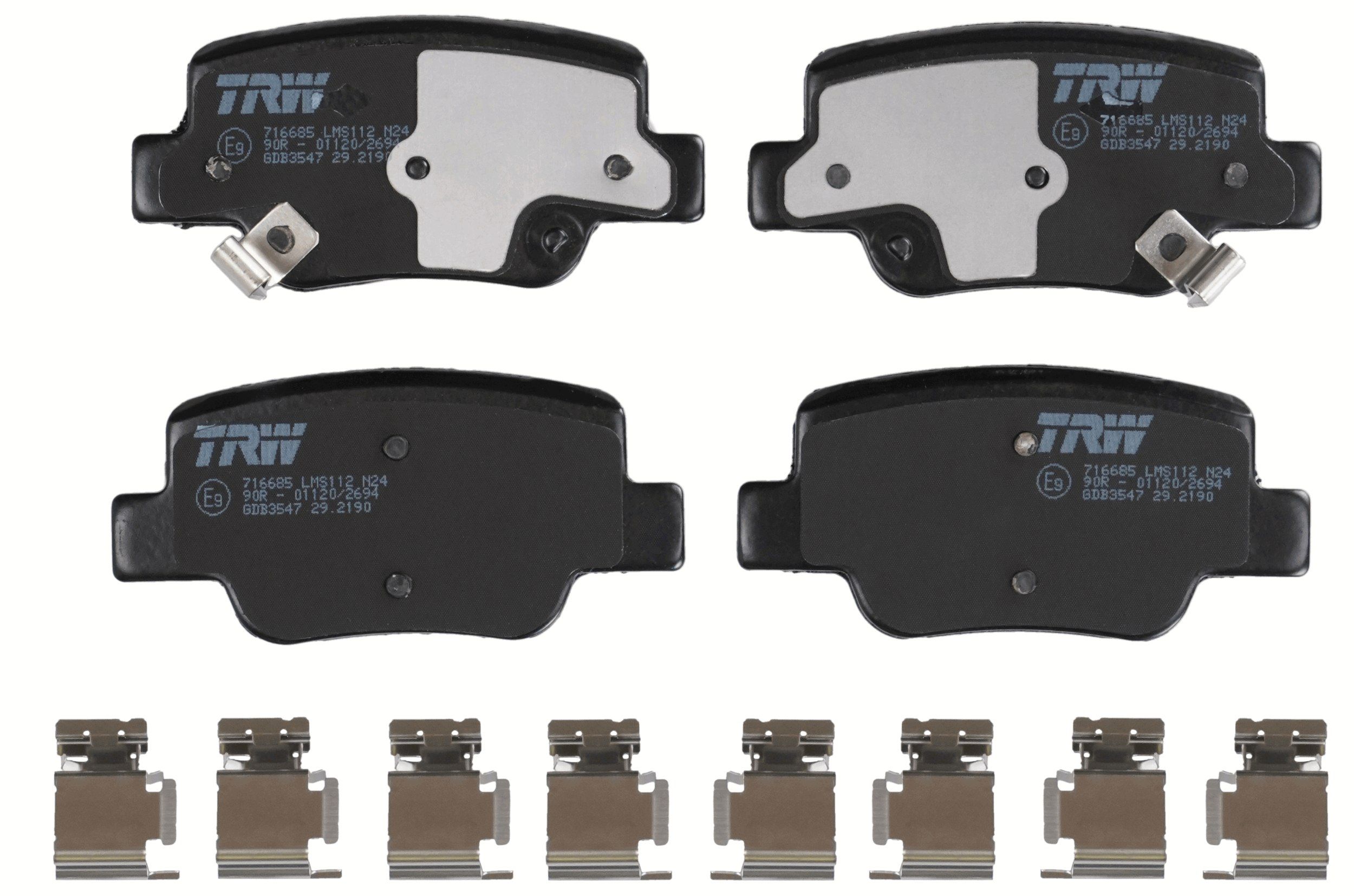 Bremsbelagsatz, Scheibenbremse