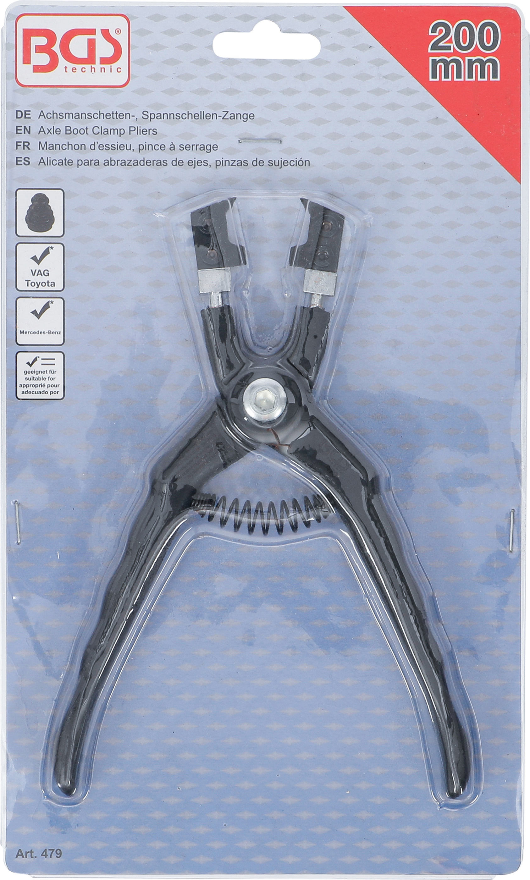 BGS Achsmanschetten-, Spannschellen-Zange | für VAG, Mercedes-Benz, Toyota