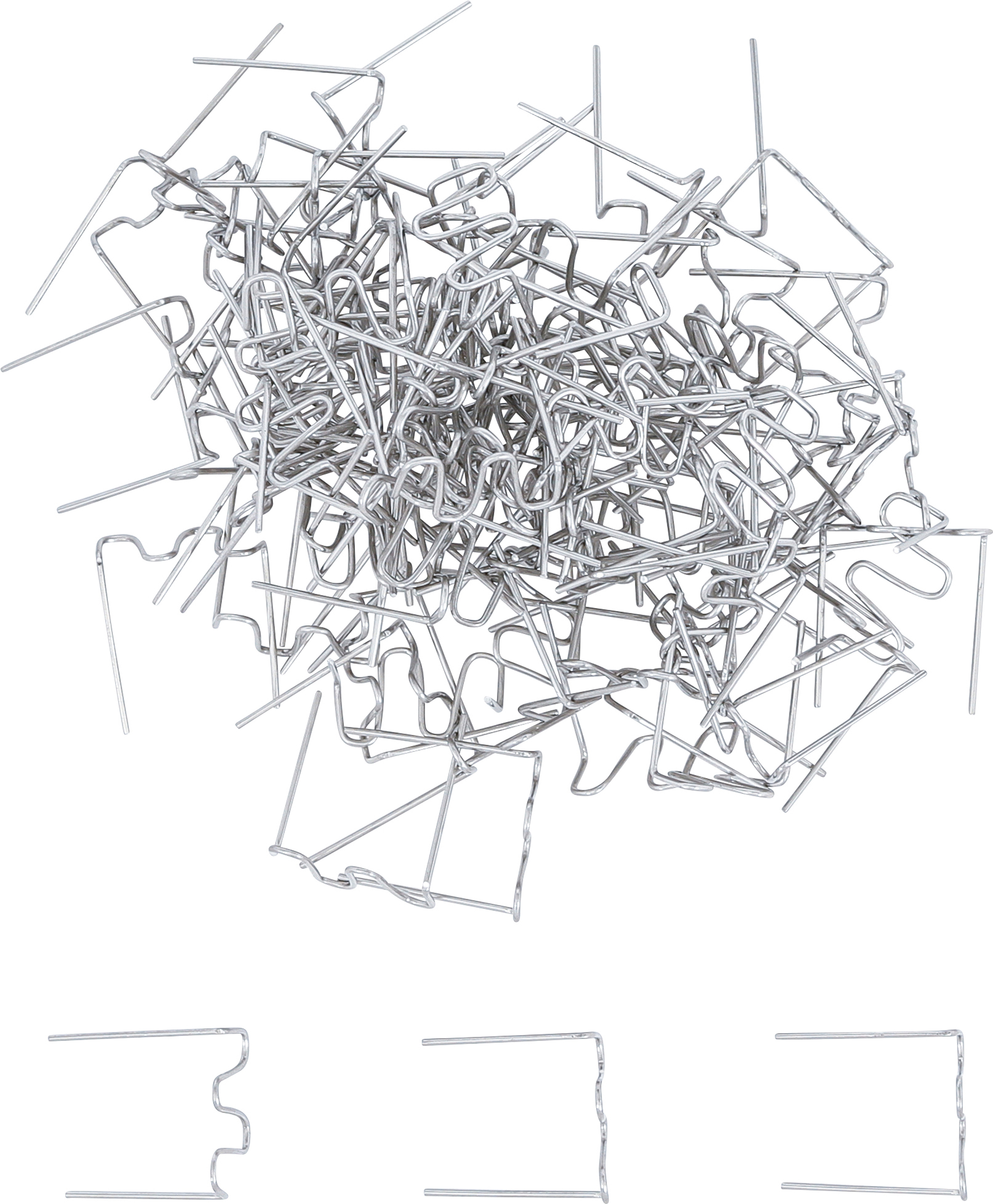 BGS Reparatur-Klammern | W-Form | Ø 0,6 mm | 100-tlg.