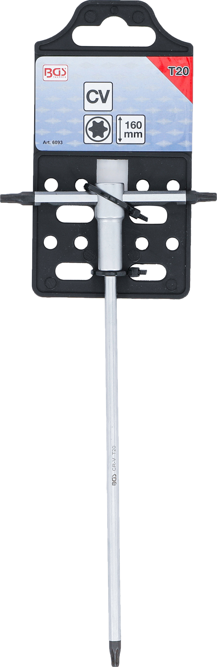 BGS Schraubendreher mit T-Gleitgriff | T-Profil (für Torx) | T20