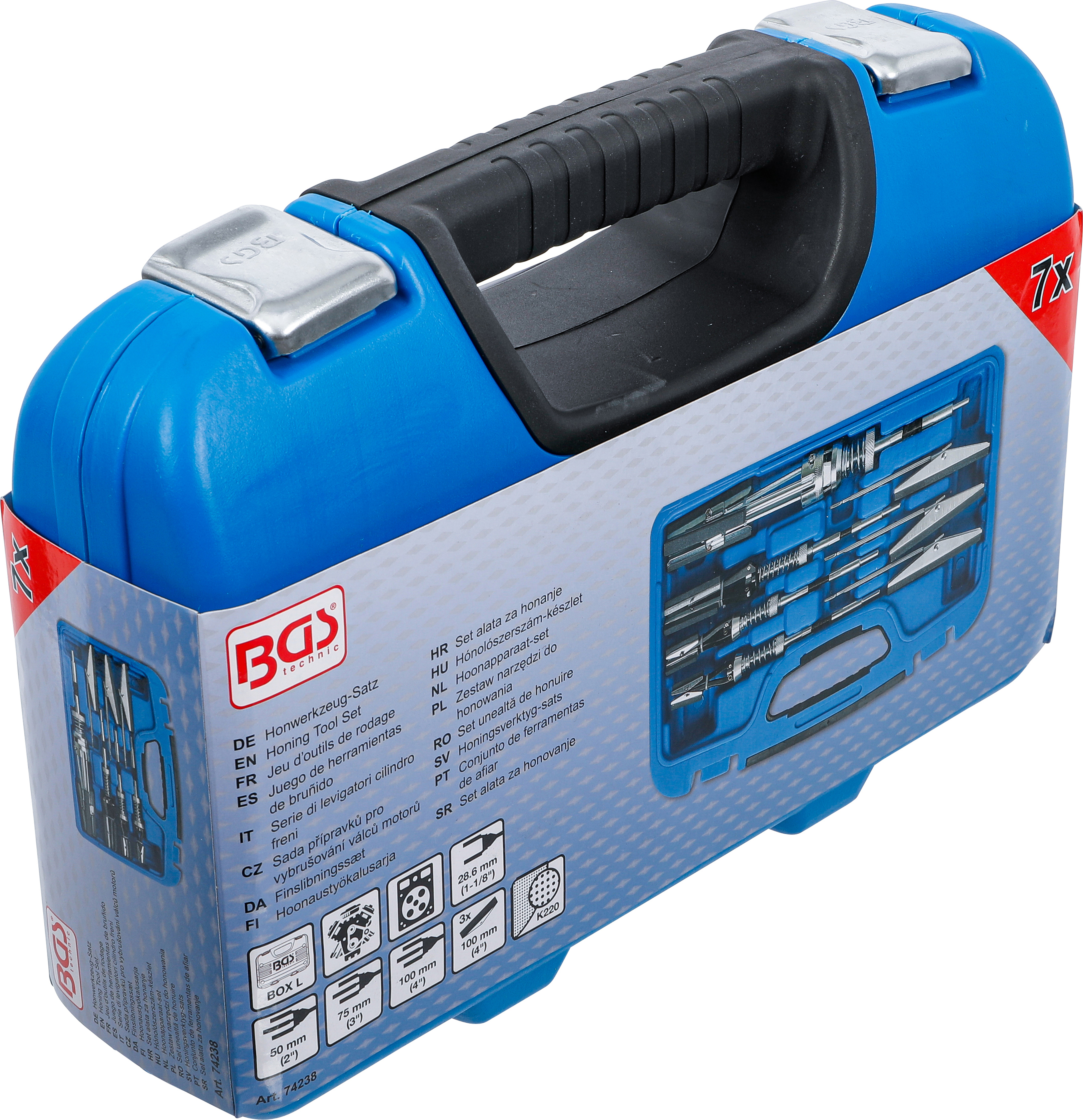 BGS Honwerkzeug-Satz | 2- und 3-armig | 7-tlg.