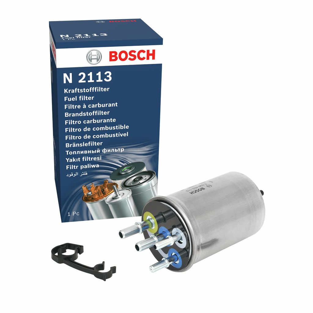Kraftstofffilter “BOSCH Leitungsfilter , 86,5 mm, 187 mm”