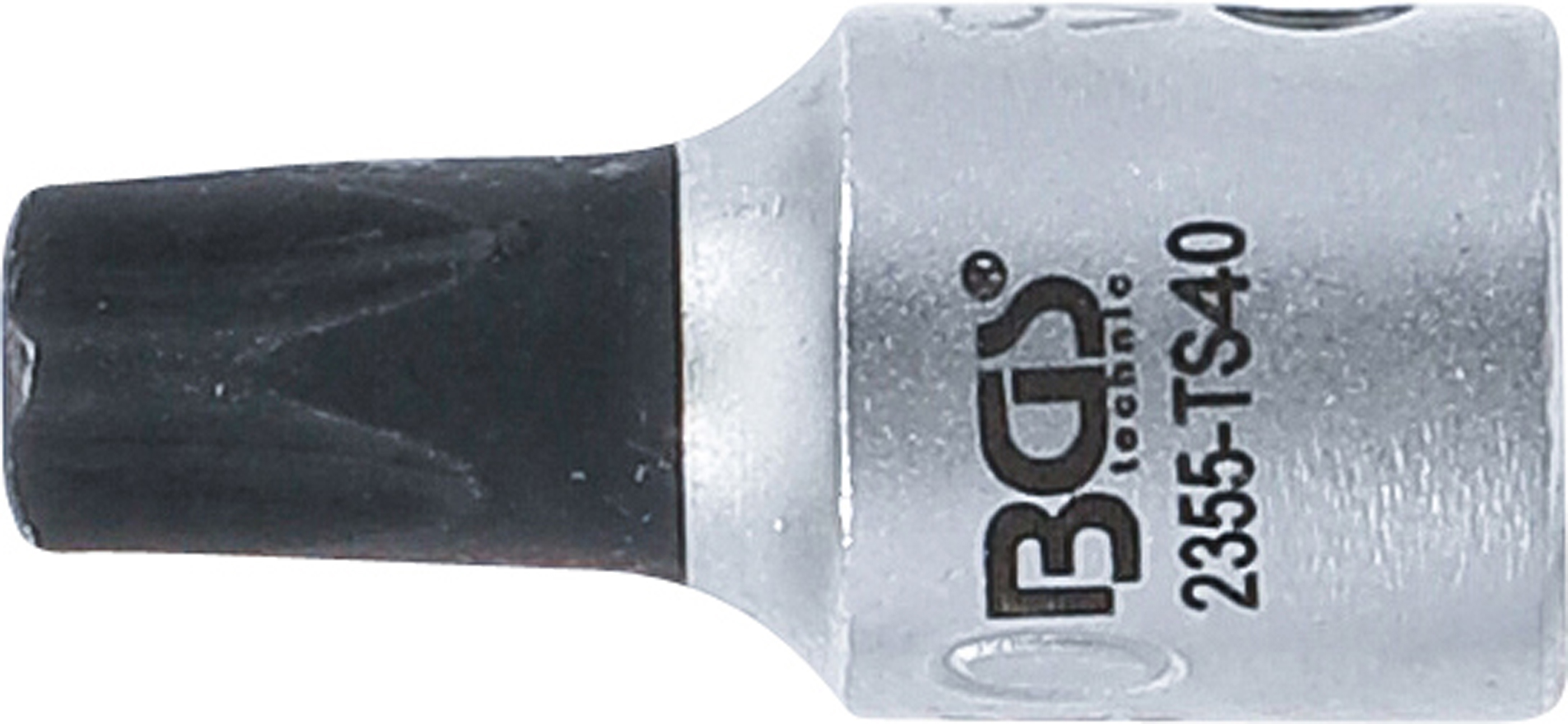 BGS Bit-Einsatz | Antrieb Innenvierkant 6,3 mm (1/4") | TS-Profil (für Torx Plus) mit Bohrung TS40
