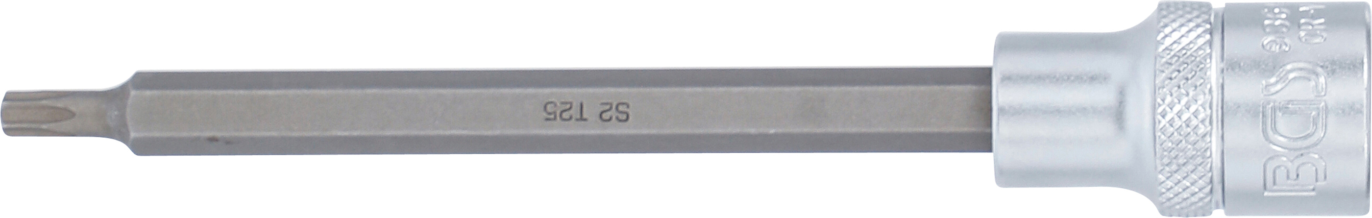 BGS Bit-Einsatz | Länge 140 mm | Antrieb Innenvierkant 12,5 mm (1/2") | T-Profil (für Torx) T25
