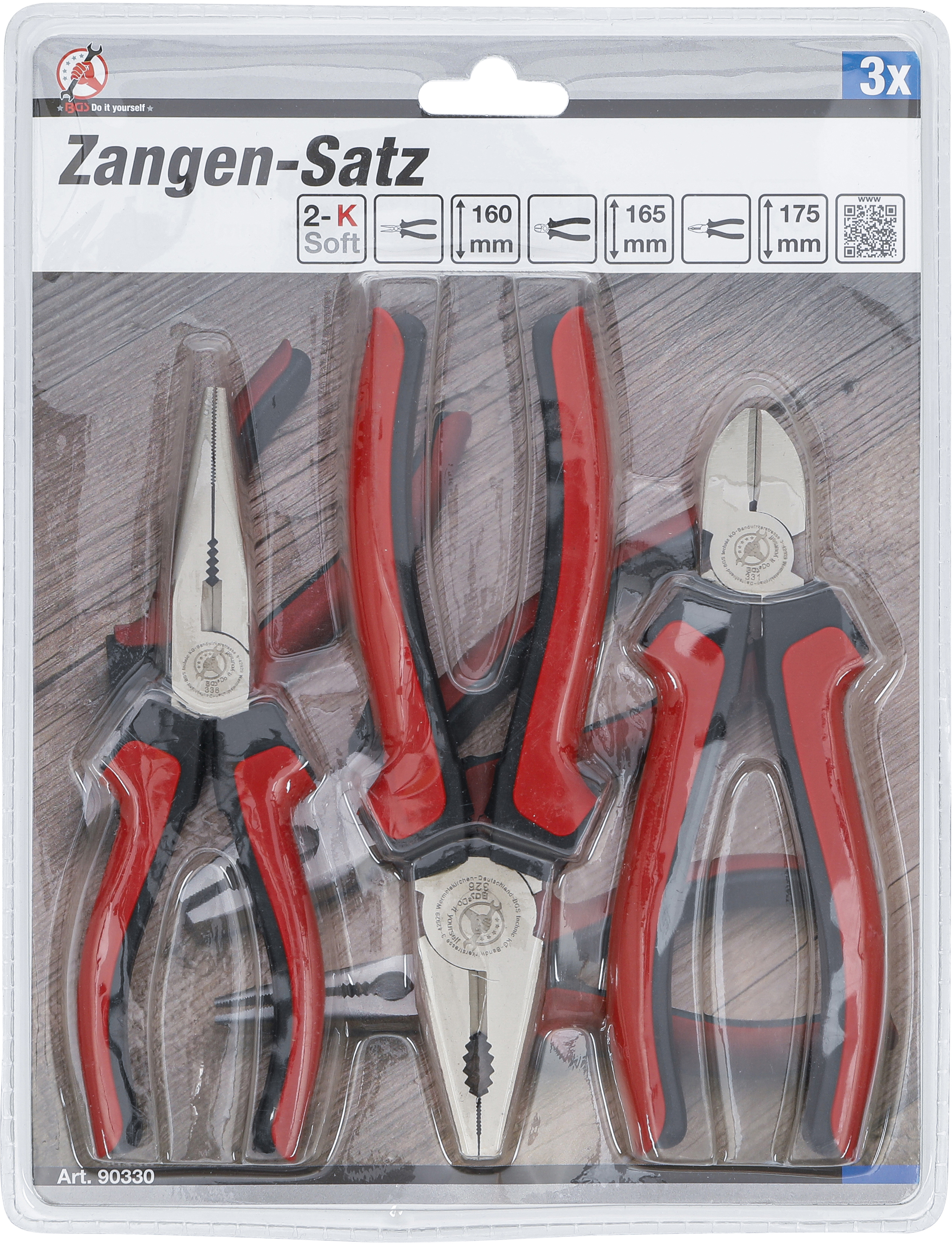 BGS Zangen-Satz | 3-tlg.