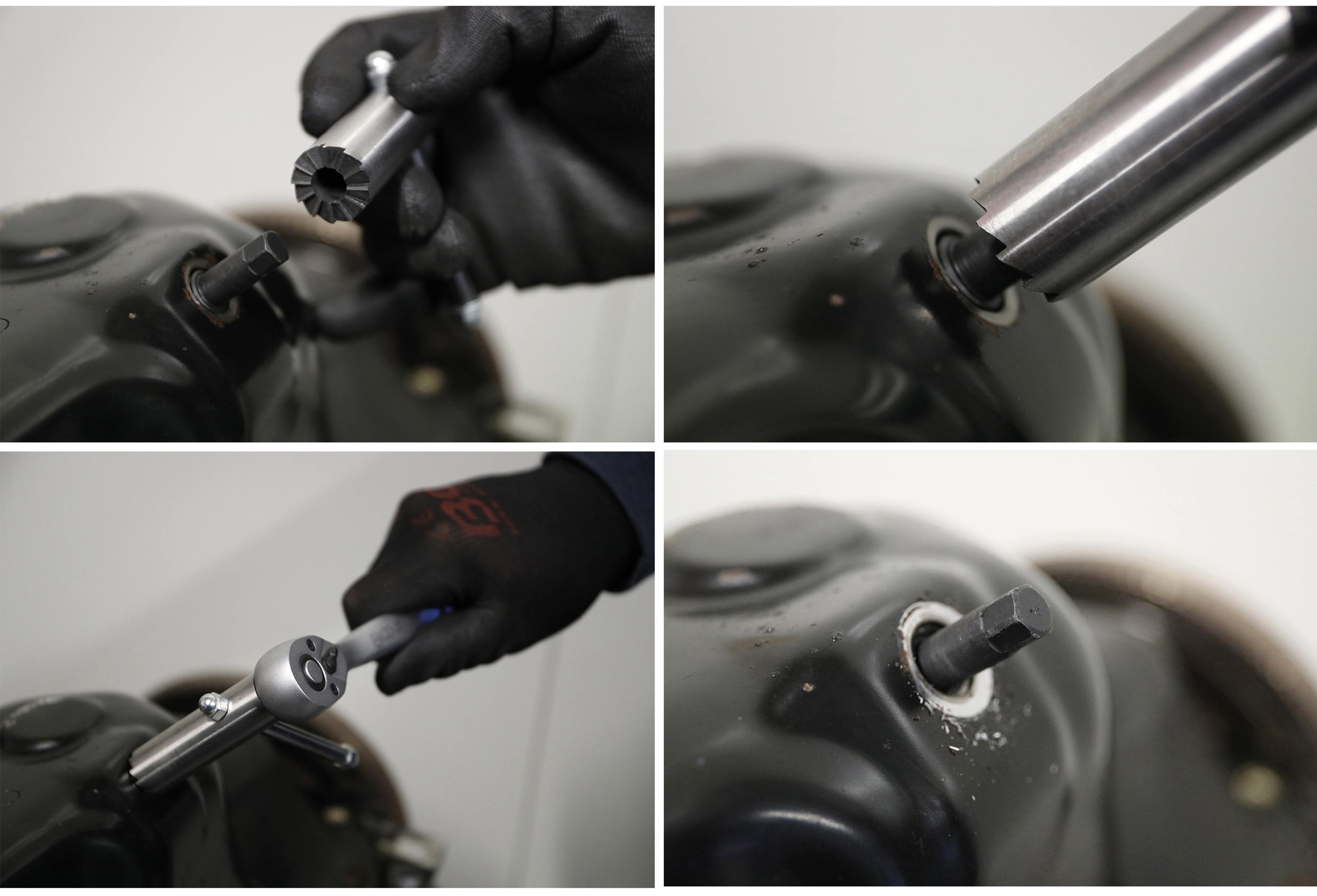 BGS Ölablass-Schrauben-Dichtsitz-Fräser-Satz | 8-tlg.