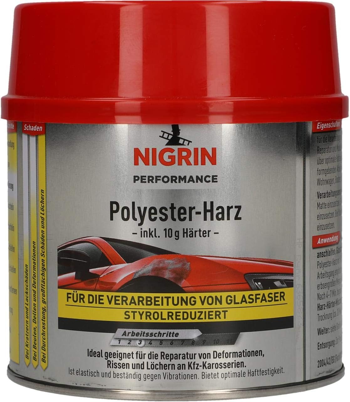 Nigrin Performance Polyester Harz 500 gr
