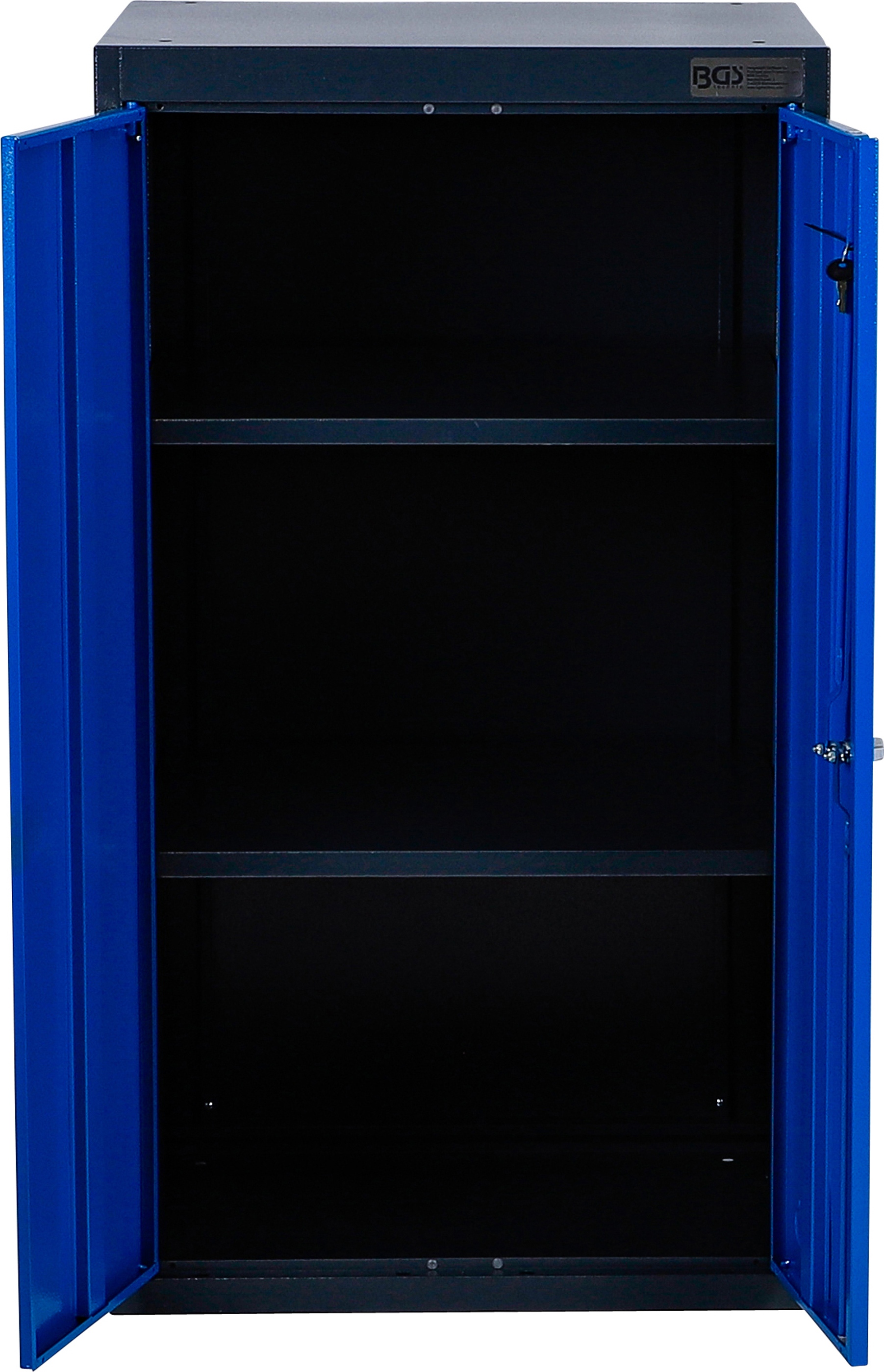 BGS Werkstattschrank | 2-türig | mit 2 Fachböden