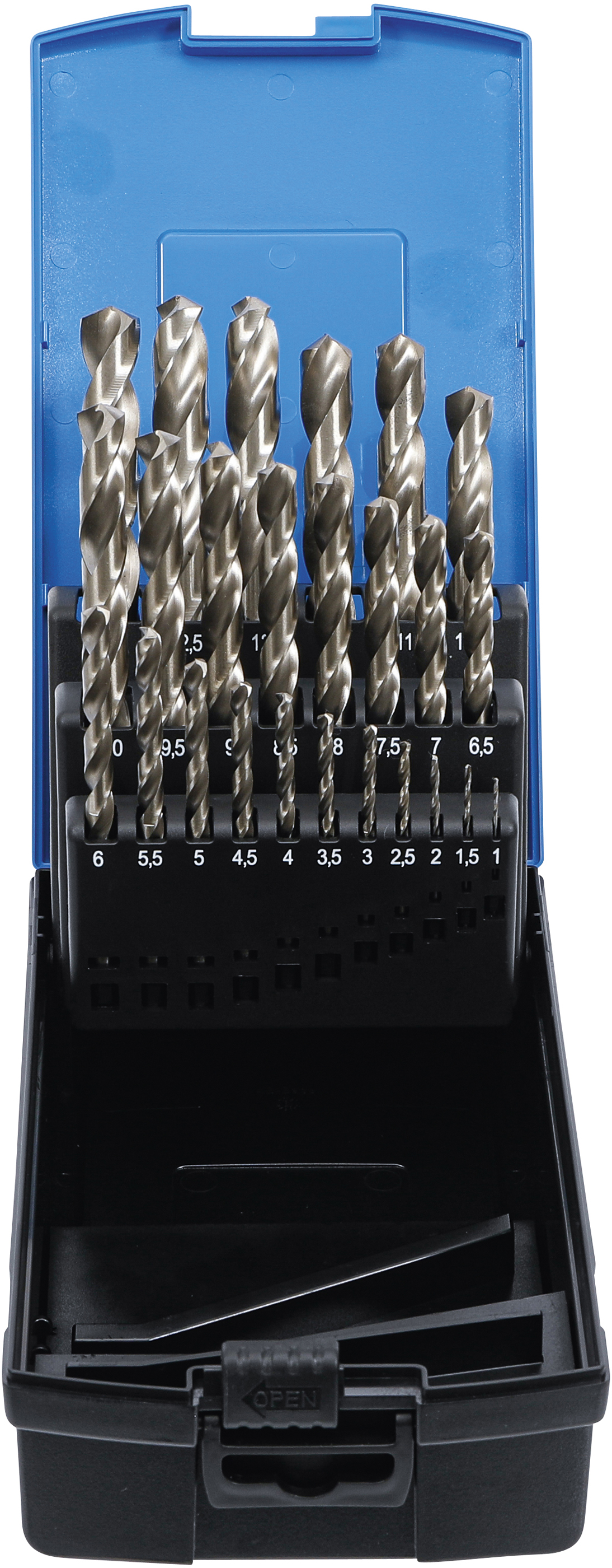 BGS HSS-Spiralbohrer-Satz | 1 - 13 mm | 25-tlg.