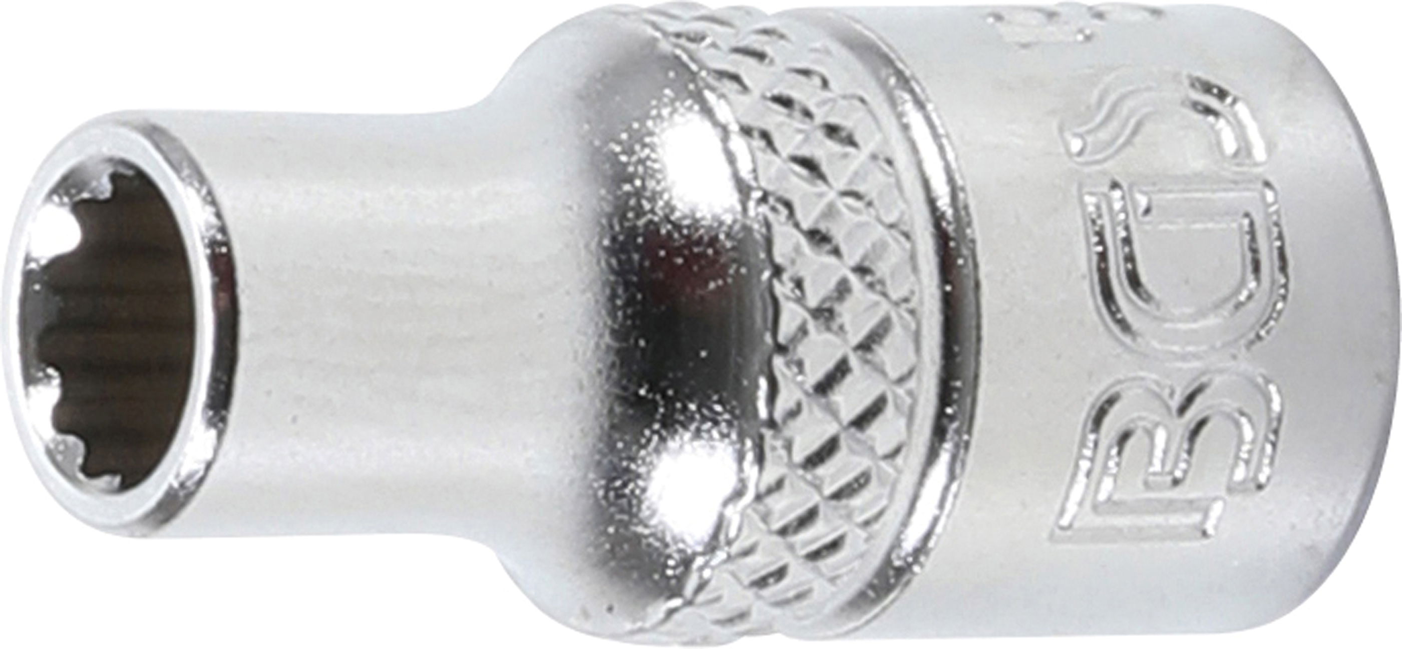 BGS Steckschlüssel-Einsatz Zwölfkant | Antrieb Innenvierkant 6,3 mm (1/4") | SW 5 mm