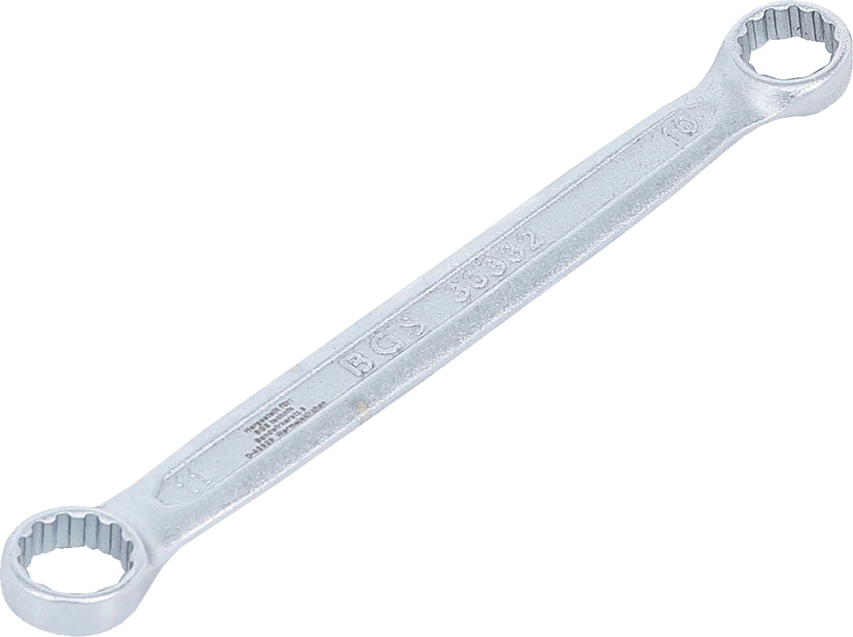 BGS Doppel-Ringschlüssel | extra flach | SW 10 x 11 mm