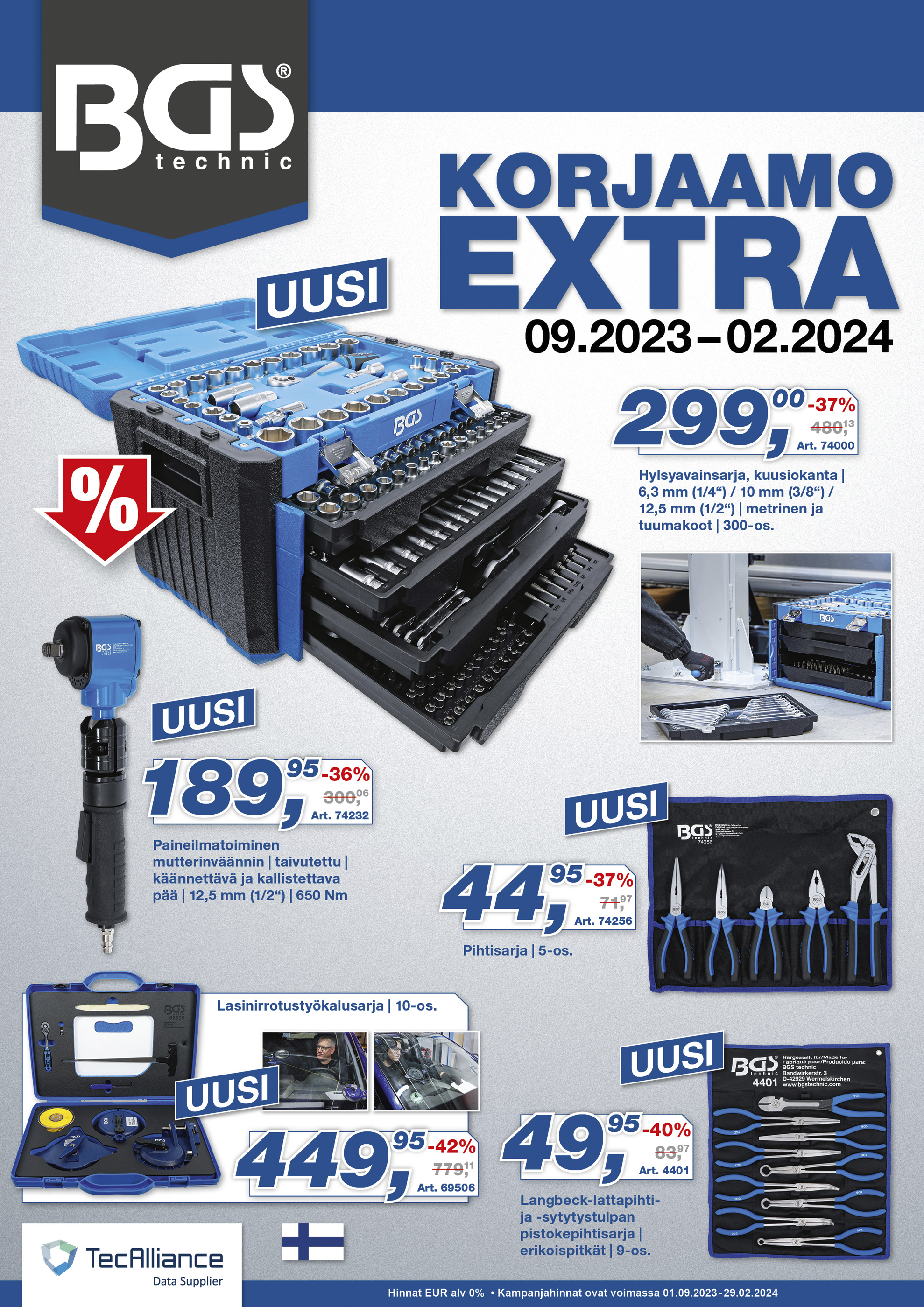 BGS Werkstattaktion 2/2023 finnisch (gültig 01.09.2023 - 29.02.2024)
