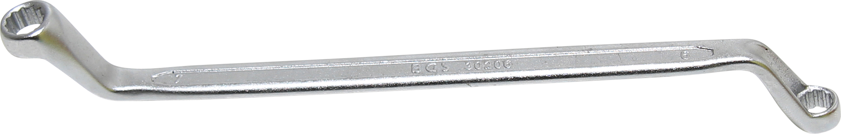 BGS Doppel-Ringschlüssel | tief gekröpft | SW 6 x 7 mm