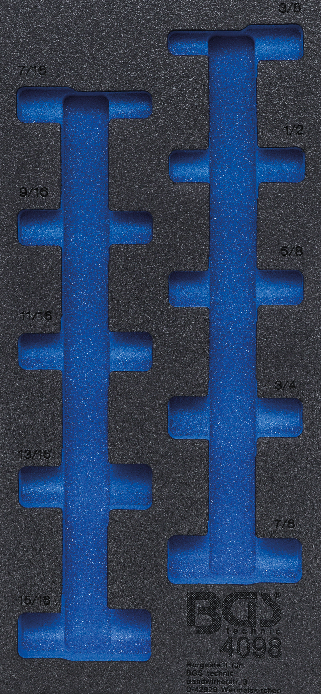 BGS Werkstattwageneinlage 1/3 | leer | für Art. 4098