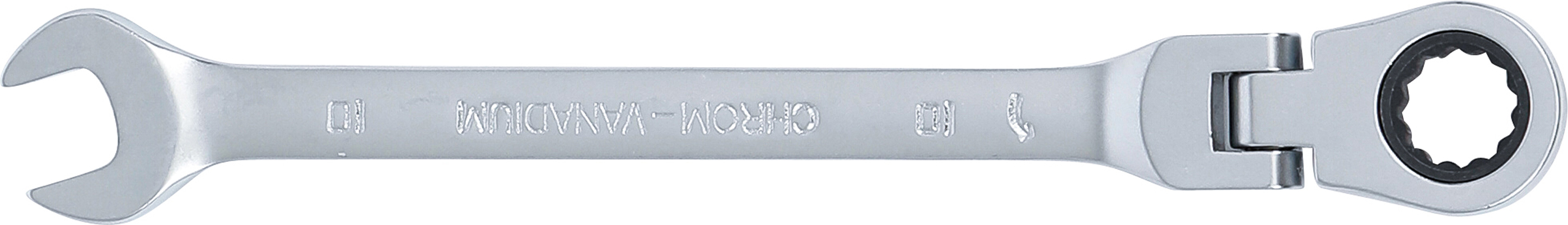 BGS Ratschenring-Maulschlüssel | abwinkelbar | SW 10 mm