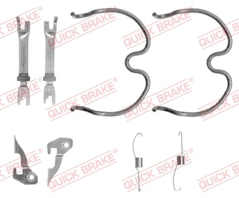 Zubehörsatz, Bremsbacken