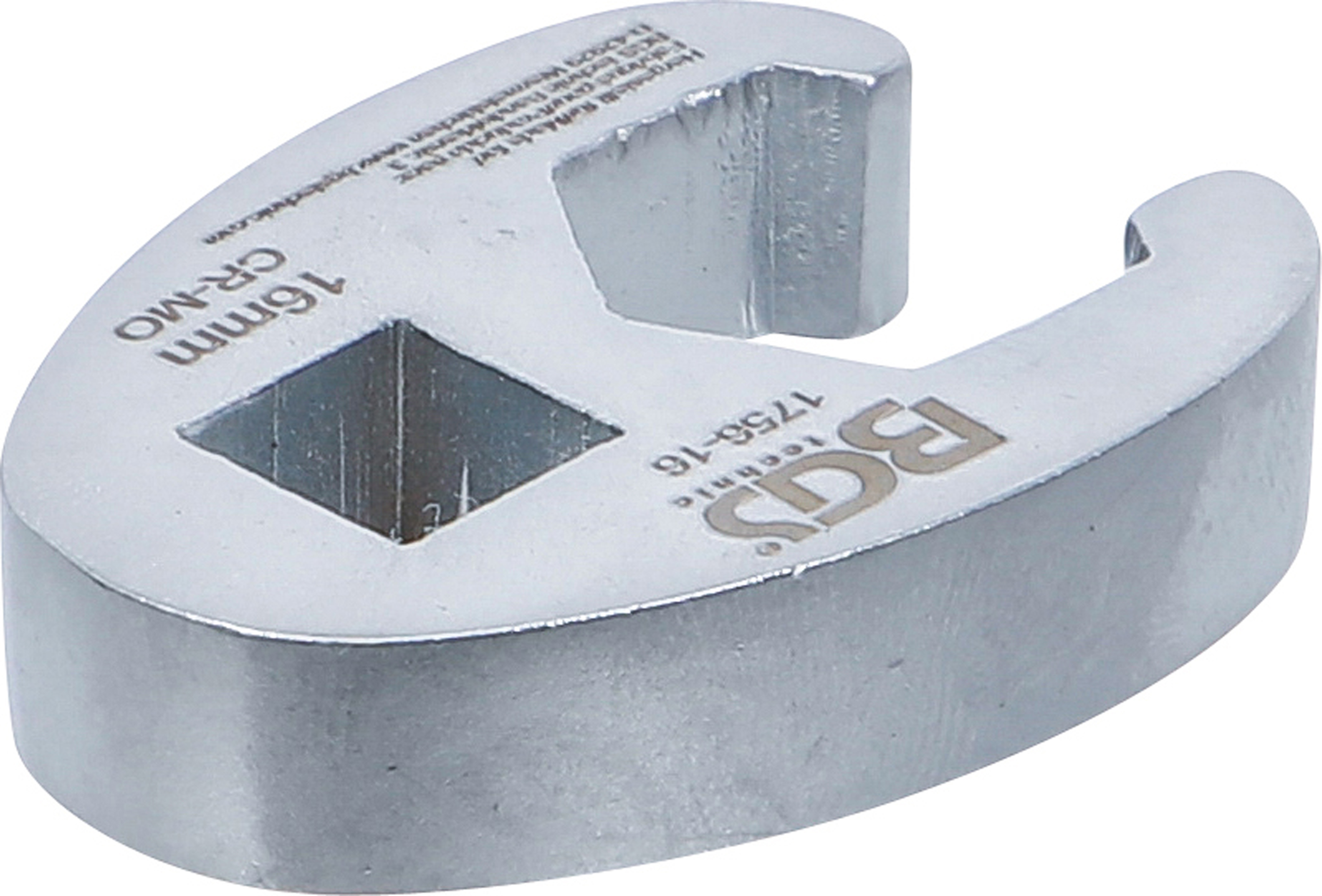 BGS Hahnenfußschlüssel | Antrieb Innenvierkant 10 mm (3/8") | SW 16 mm