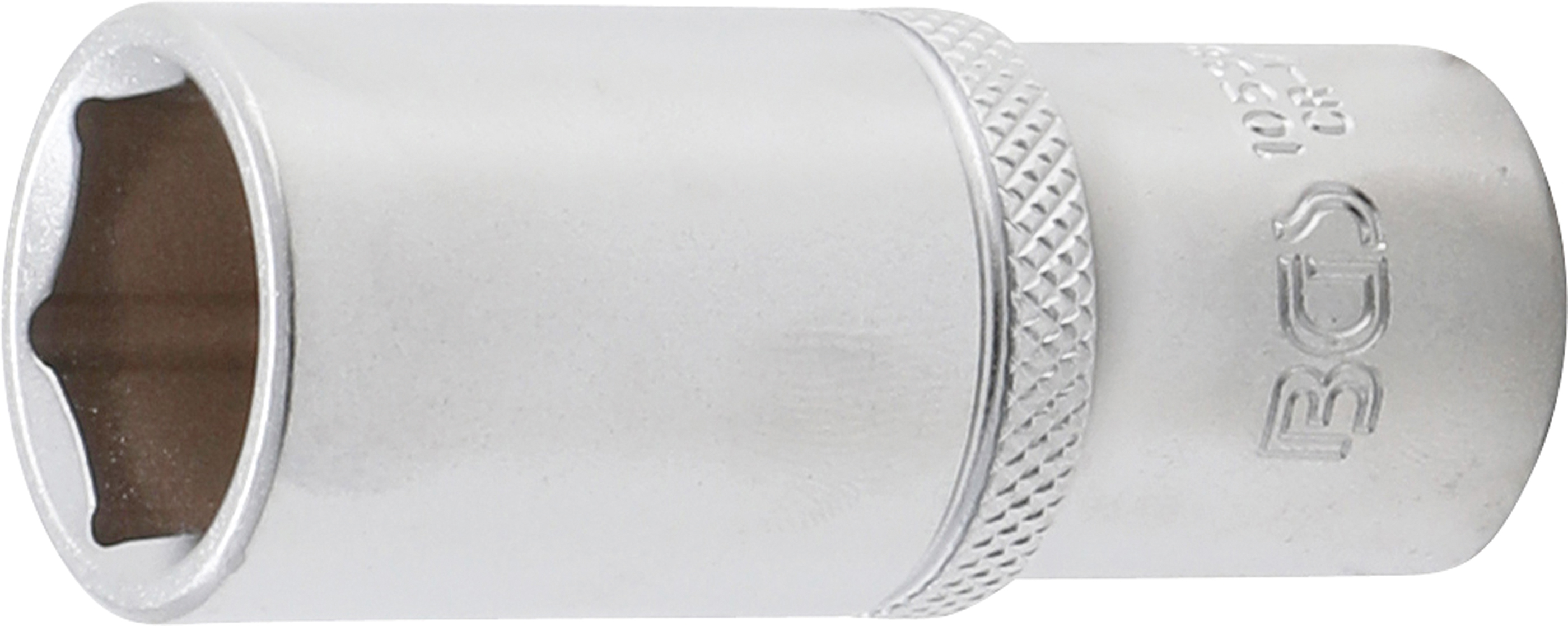 BGS Steckschlüssel-Einsatz Sechskant, tief | Antrieb Innenvierkant 10 mm (3/8") | SW 18 mm