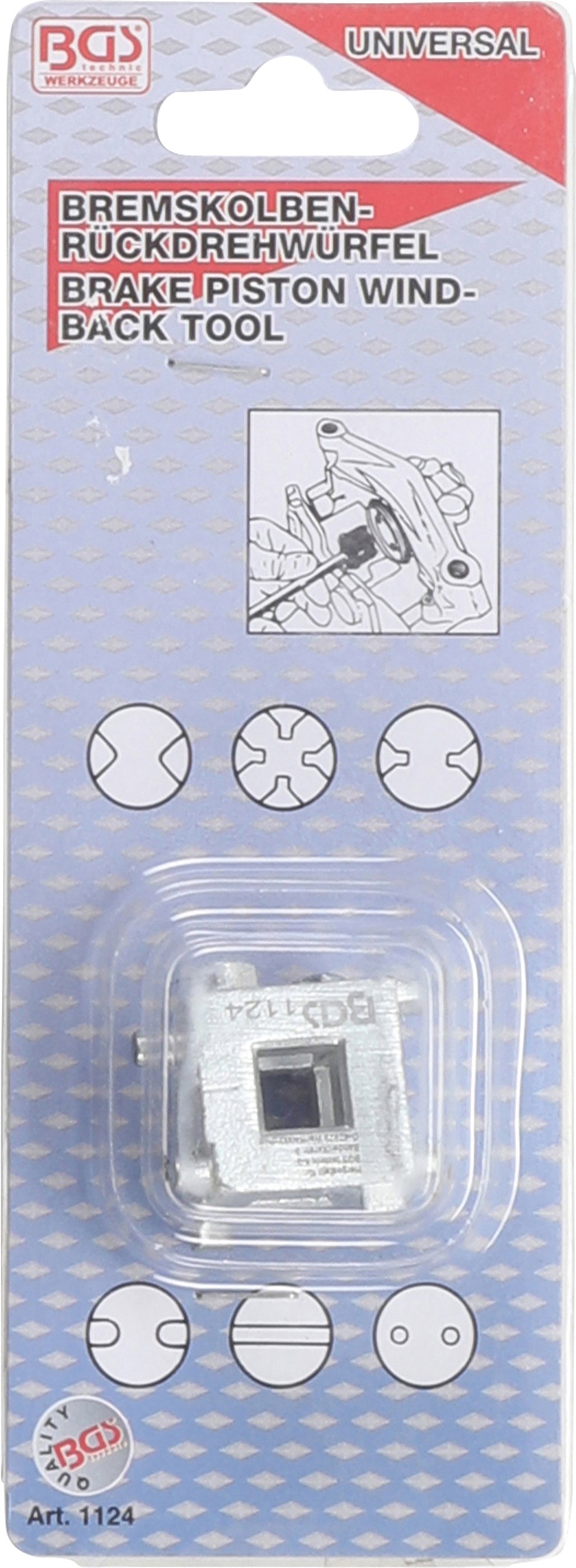 BGS Bremskolben-Rückdrehwürfel | 10 mm (3/8")