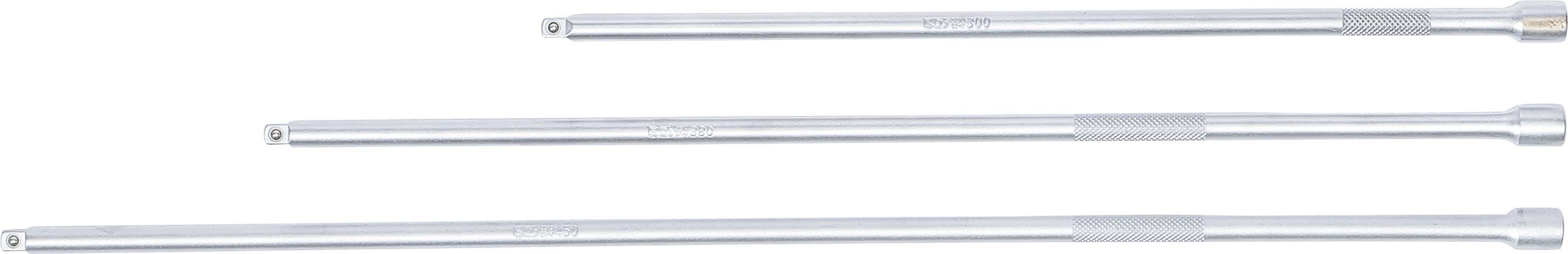BGS Verlängerungs-Satz | 6,3 mm (1/4") | 300 / 380 / 450 mm | 3-tlg.