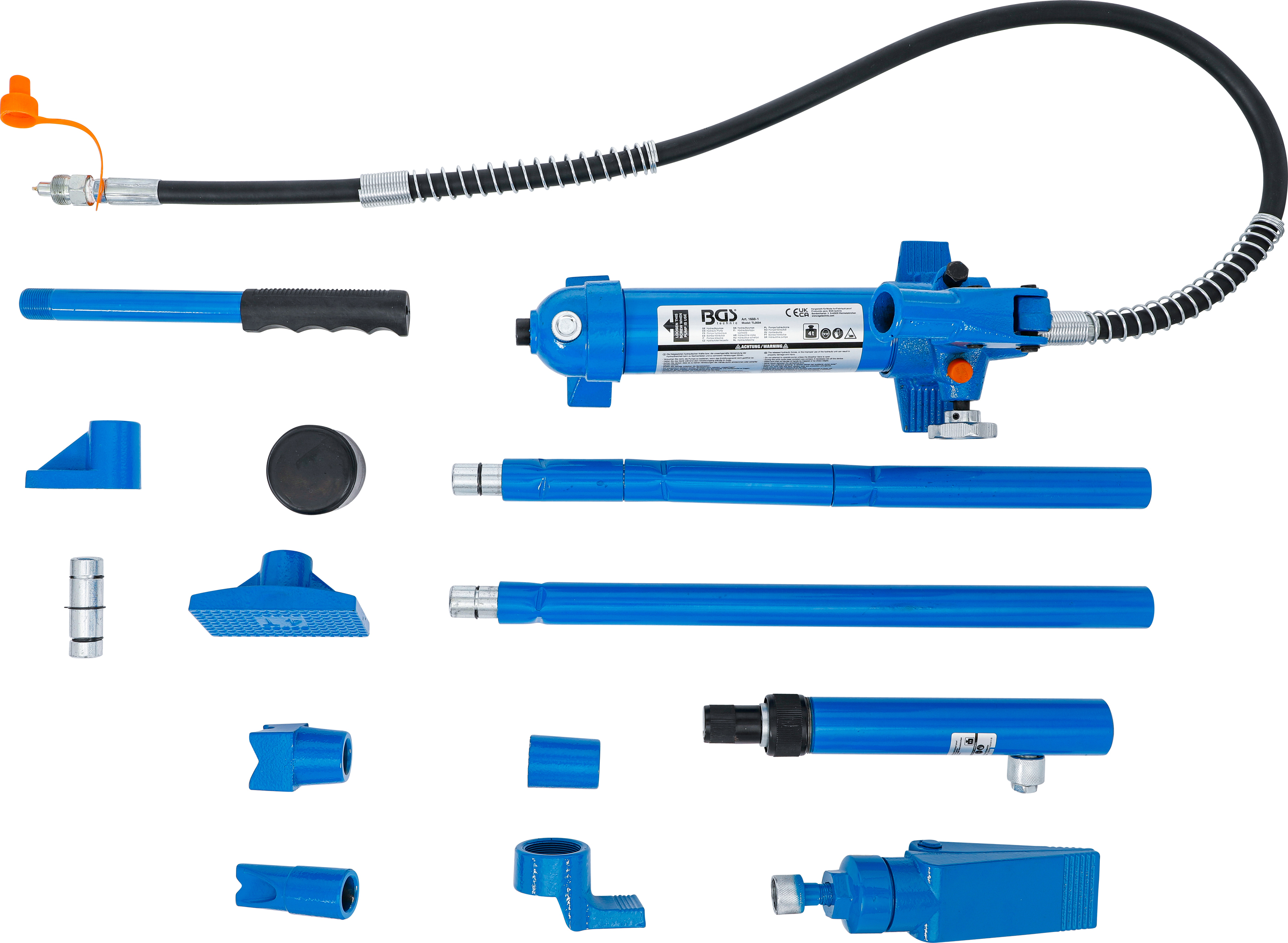 BGS Karosserie-Richt-Satz | hydraulisch | 4 t