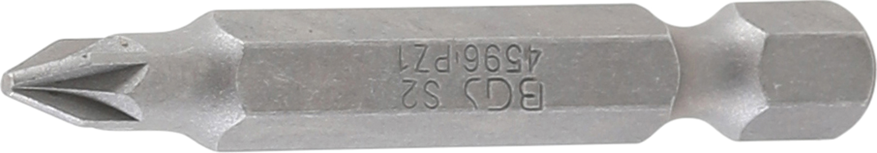 BGS Bit | Länge 50 mm | Antrieb Außensechskant 6,3 mm (1/4") | Kreuzschlitz PZ1