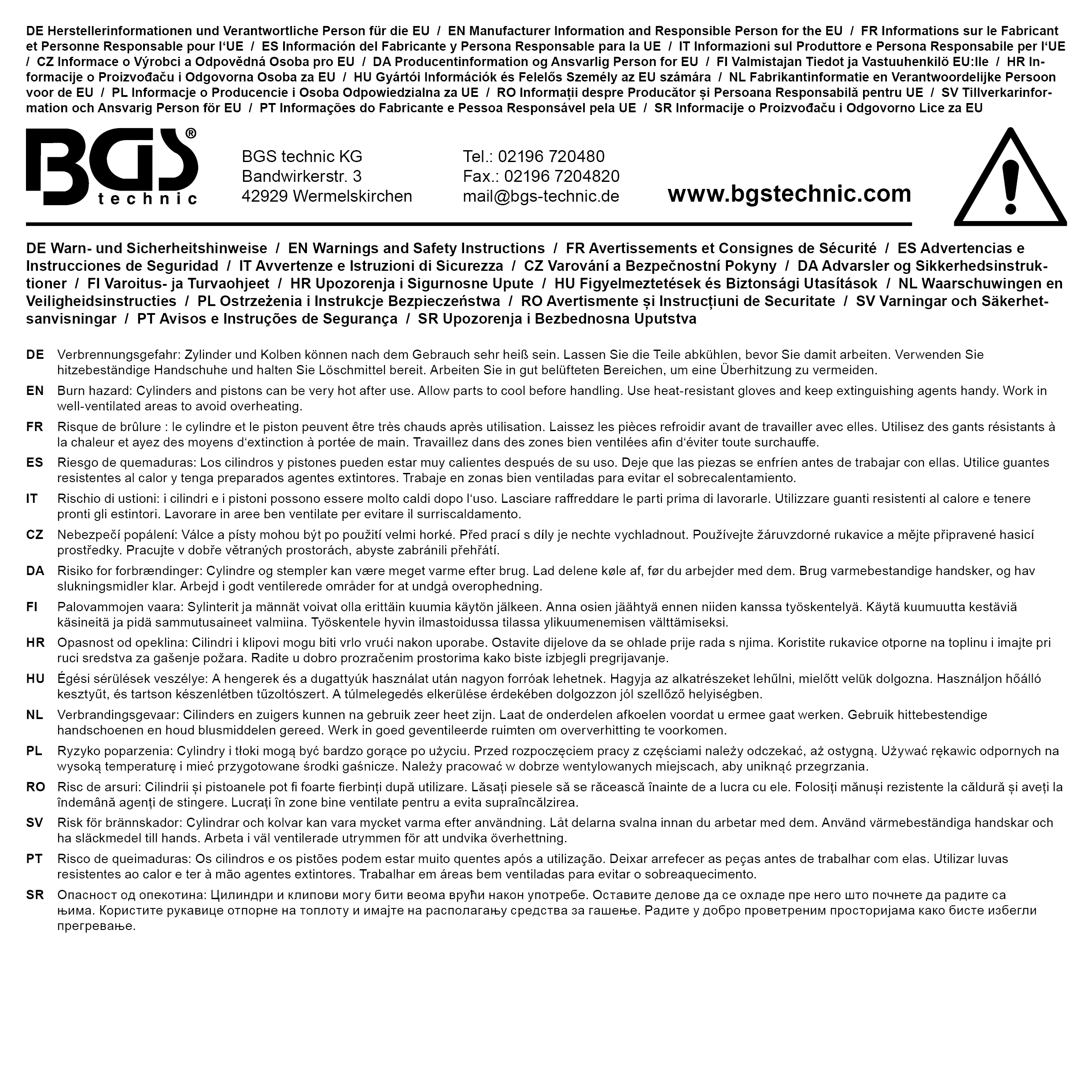 BGS Kolbenring-Spannband | 60 - 90 mm