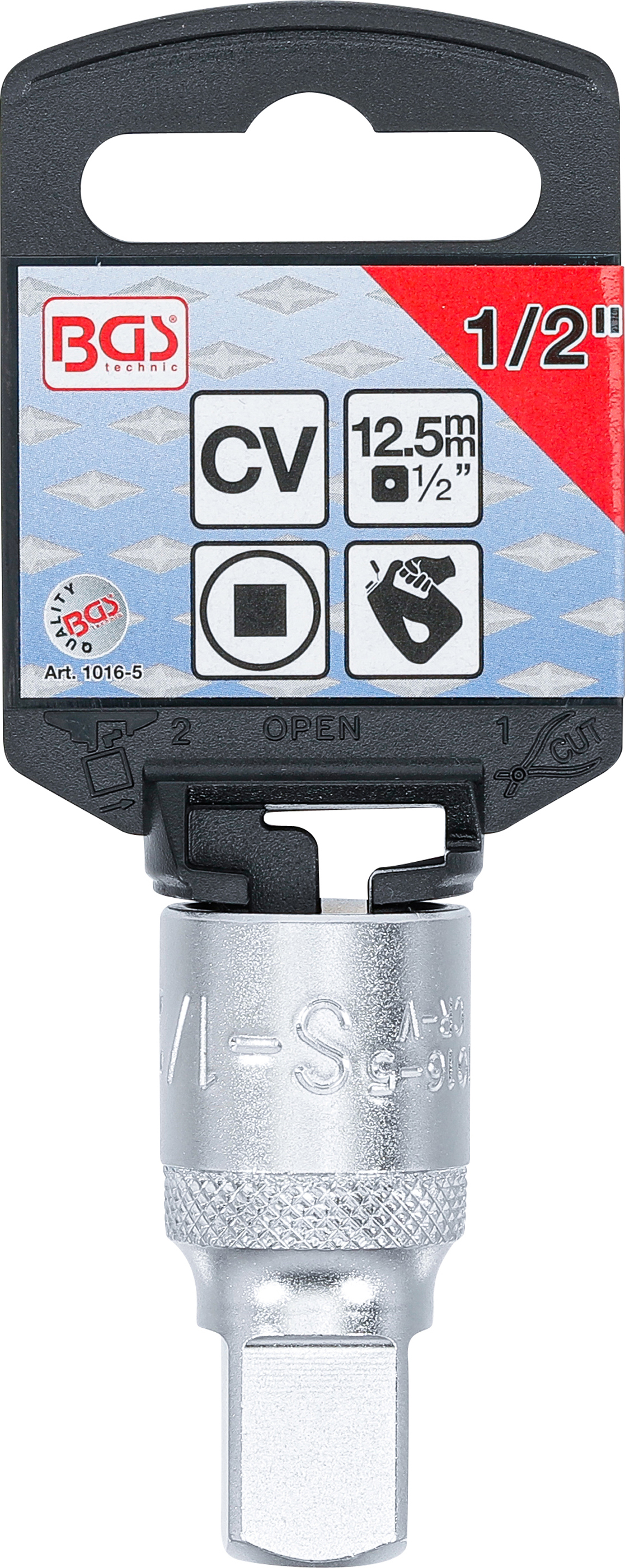 BGS Öldienstschlüssel | Antrieb Innenvierkant 12,5 mm (1/2") | Abtrieb Innenvierkant | 1/2"