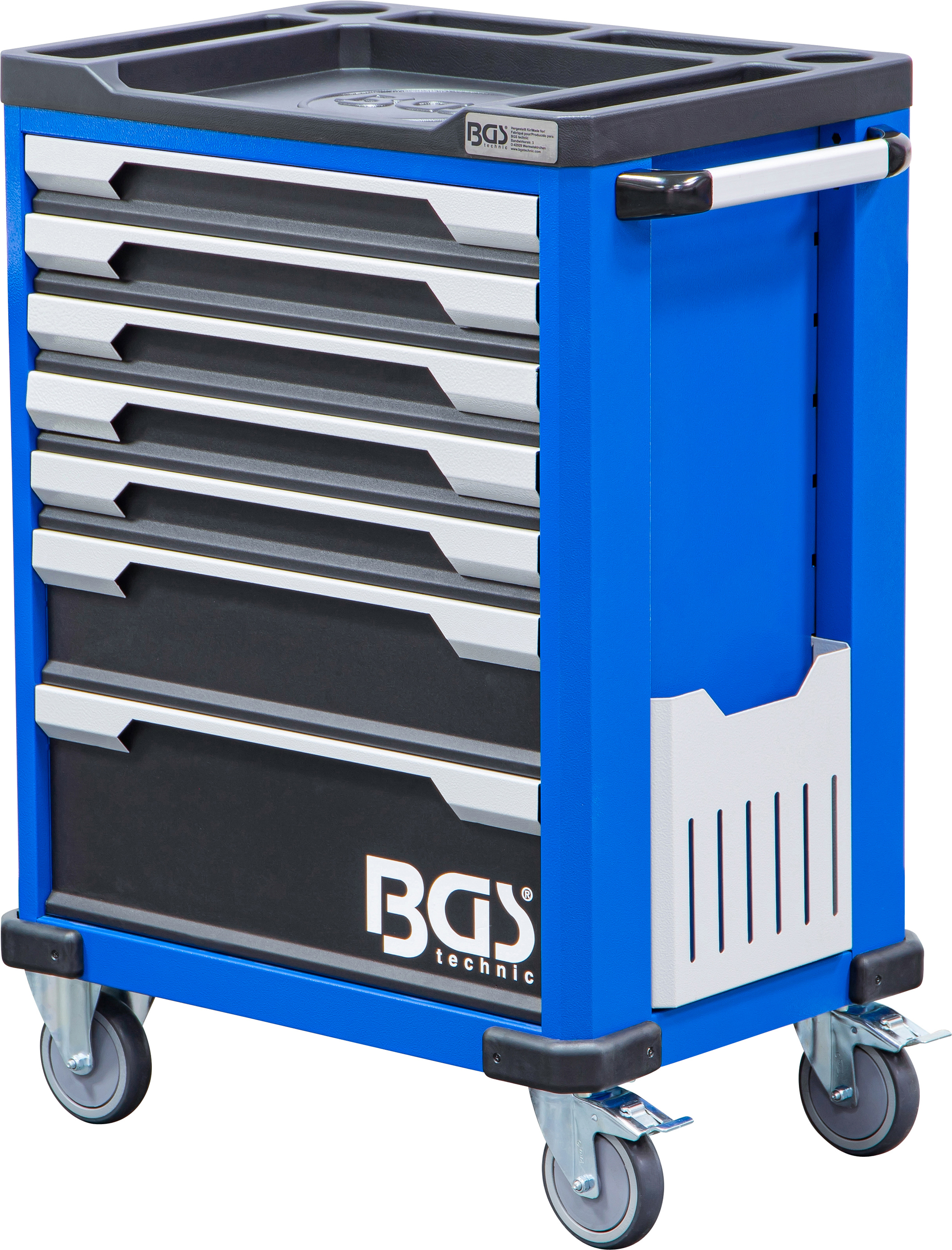 BGS Werkstattwagen | 7 Schubladen | mit 246 Werkzeugen